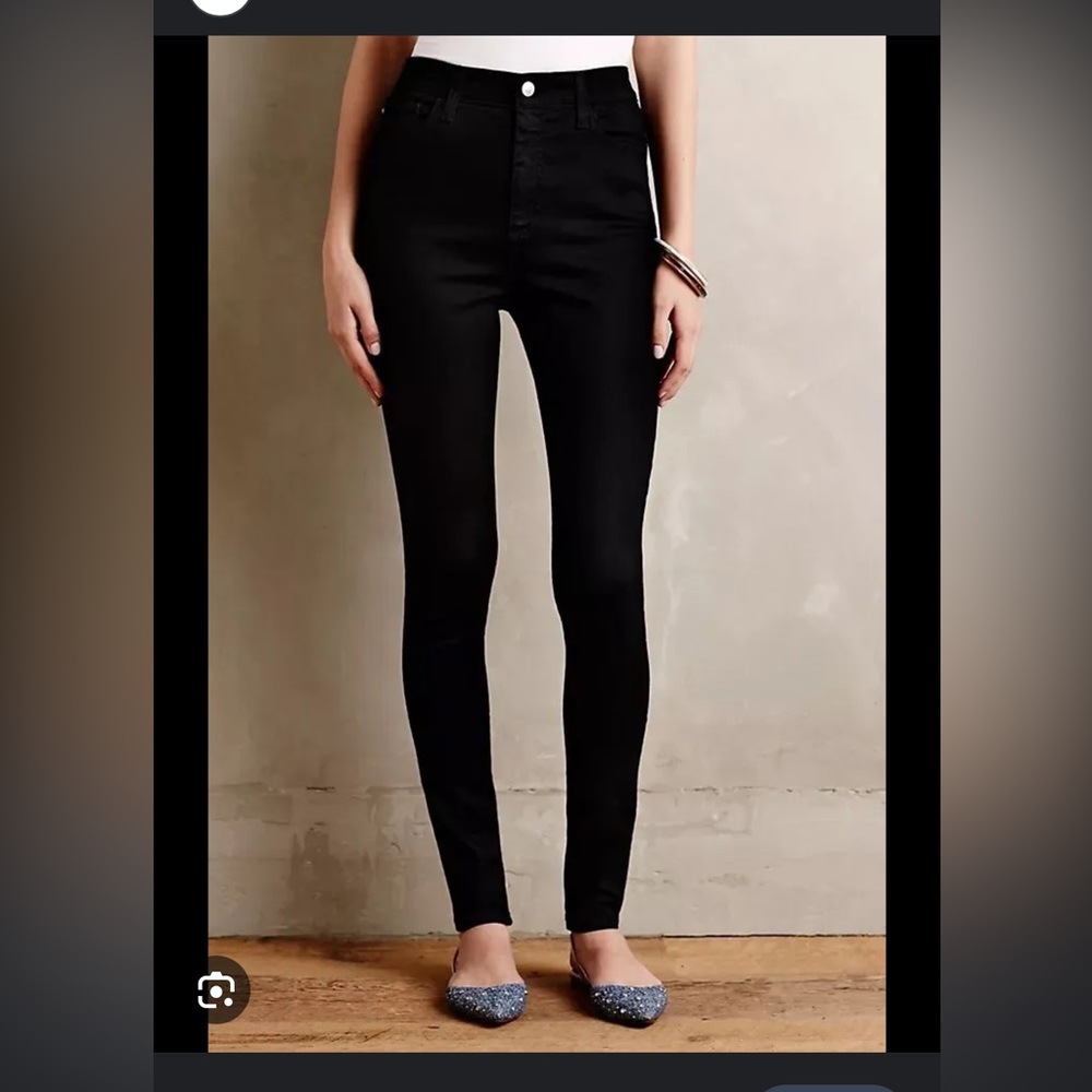 ALEXA CHUNG for AG Black Skinny Jeans High Waist